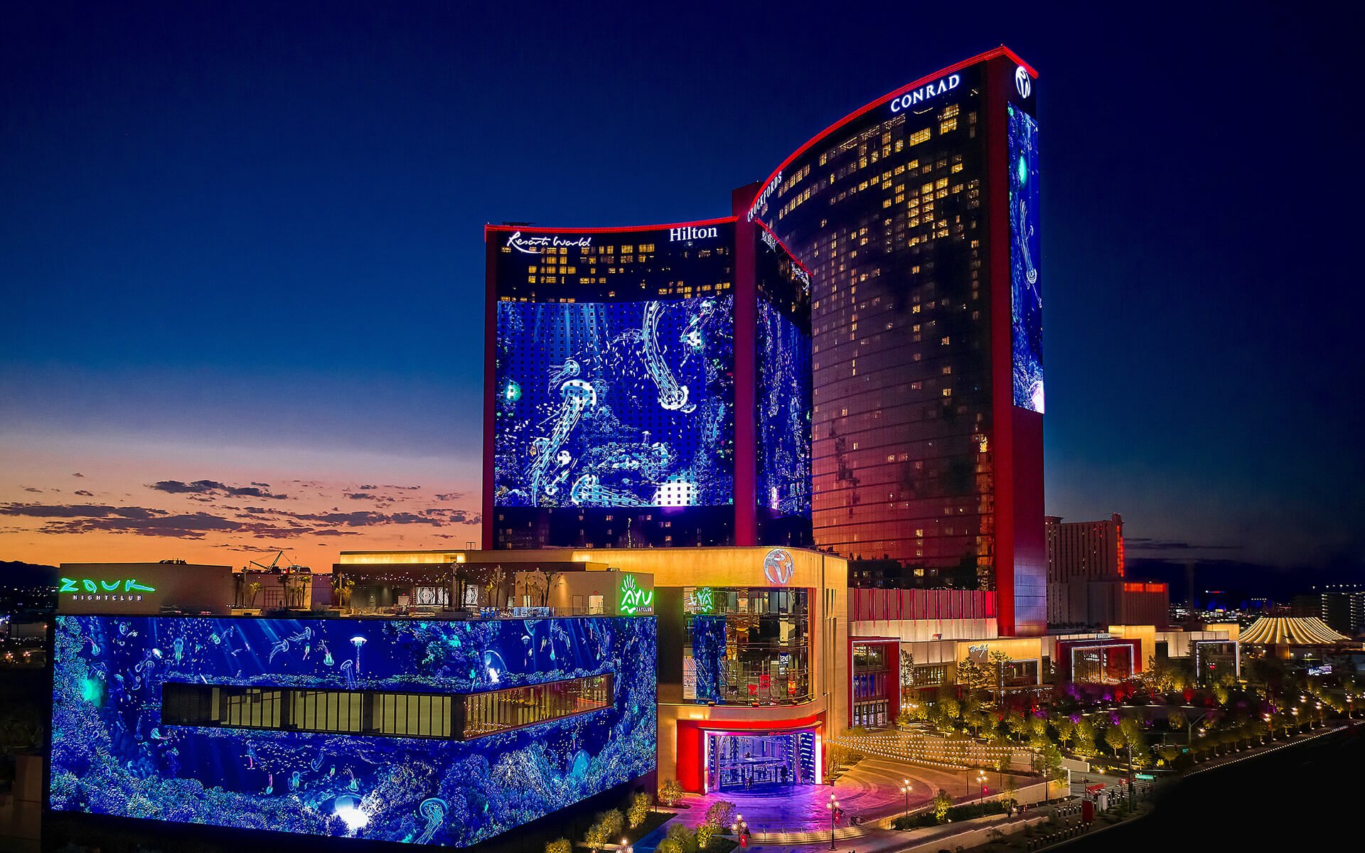 Main Pool Resorts World Las Vegas