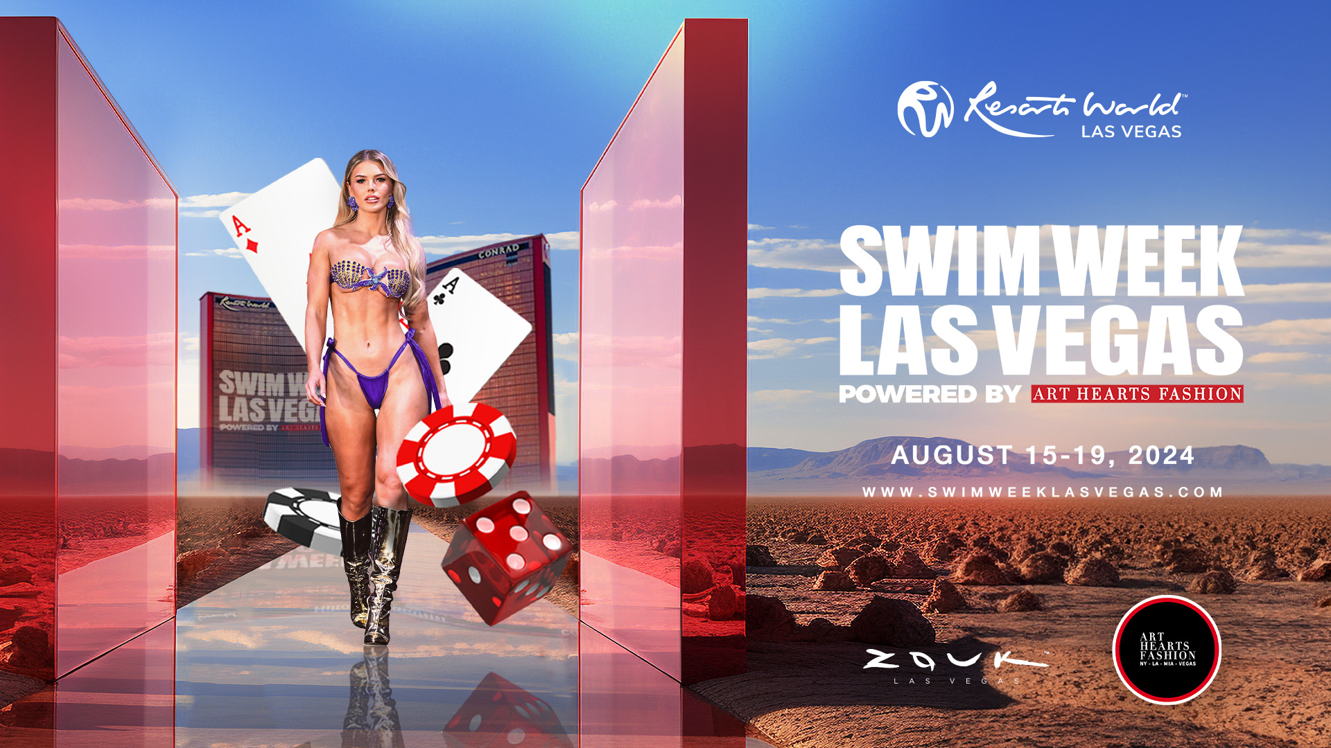 Art Hearts Fashion Announces Inaugural Swim Week Las Vegas Festival in  Partnership with Resorts World Las Vegas | Resorts World Las Vegas